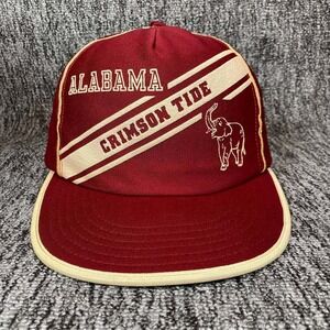Vintage‎ Alabama Crimson Tide Hat Challenger Caps Mens OS Red Trucker Snapback